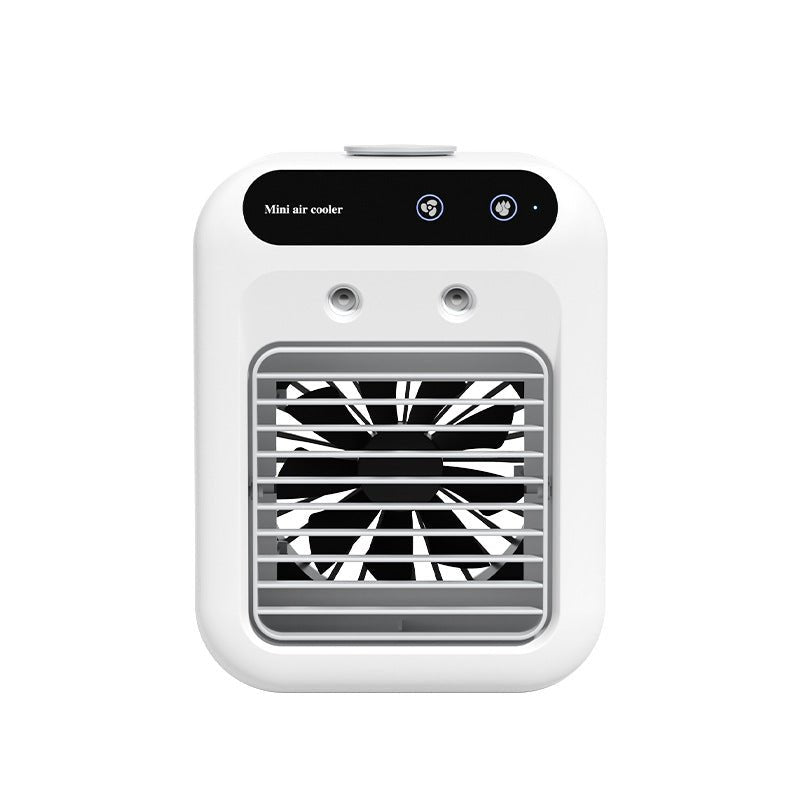 Portable USB Mini Air Cooler – Personal Cooling Fan with Mist & Ice Cooling - More4LessLB