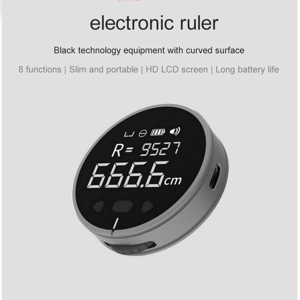 Mini Digital Measuring Wheel – Rechargeable Pocket Electronic Ruler - More4LessLB
