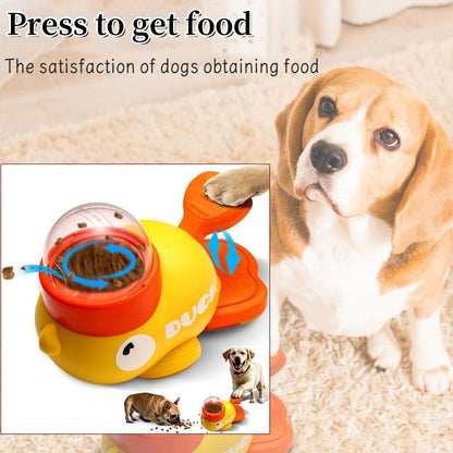 Interactive Dog Puzzle Feeder – Training & Slow Feeding Duck Toy - More4LessLB