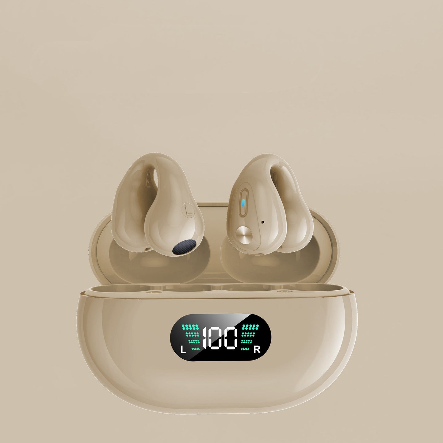 Bone Conduction Headphones TWS Earbuds Ear Clip Bluetooth 5.3 Touch Wireless Earphone In - Ear Bass HIFI Sports Headset - More4LessLB