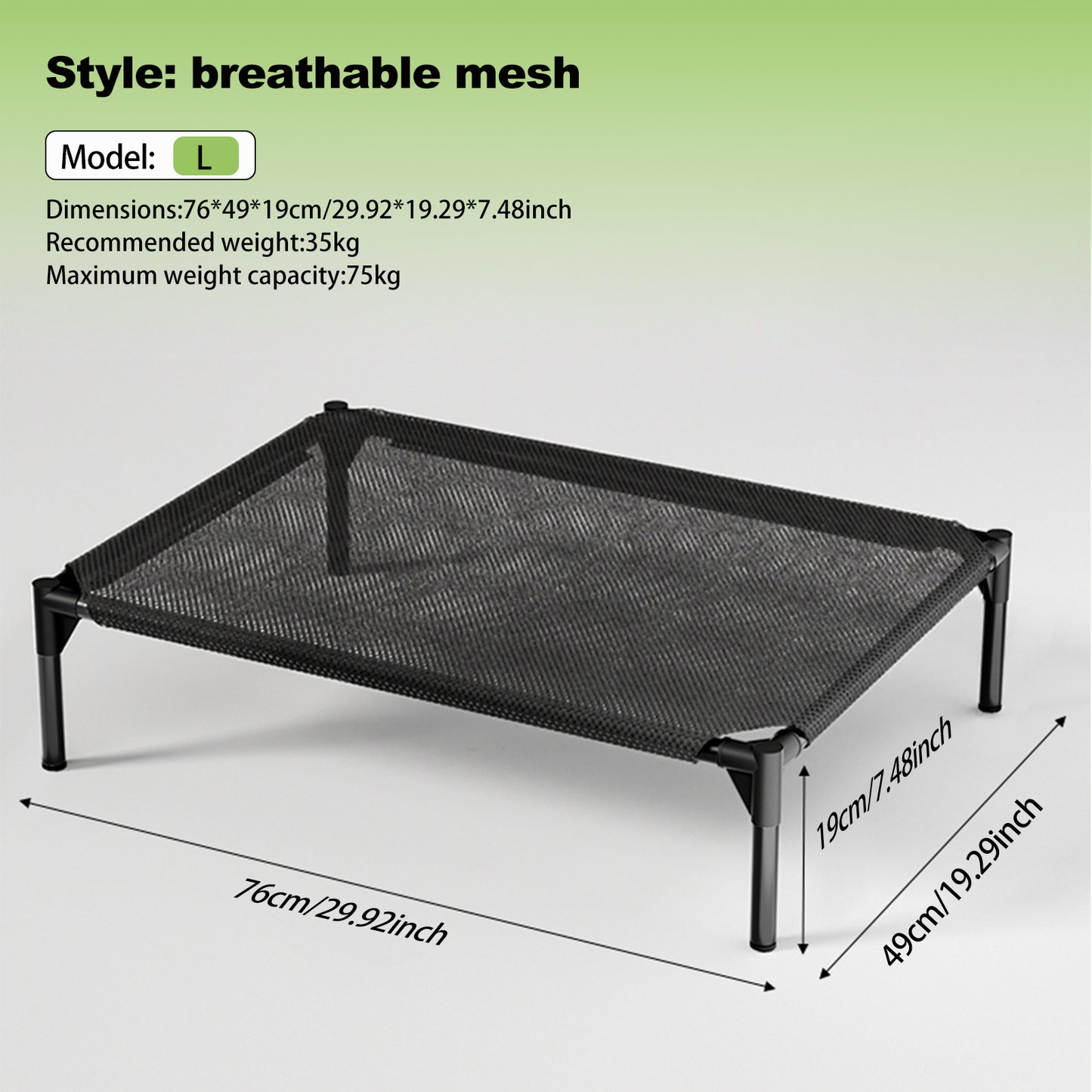 The Bi - material Pet Bed Is Of Your Choice,The Detachable Design Of The Oxford Cloth And Breathable Mesh Pet Bed Combines The Characteristics Of Breathable, Waterproof And Odorless To Create A Comforta - More4LessLB