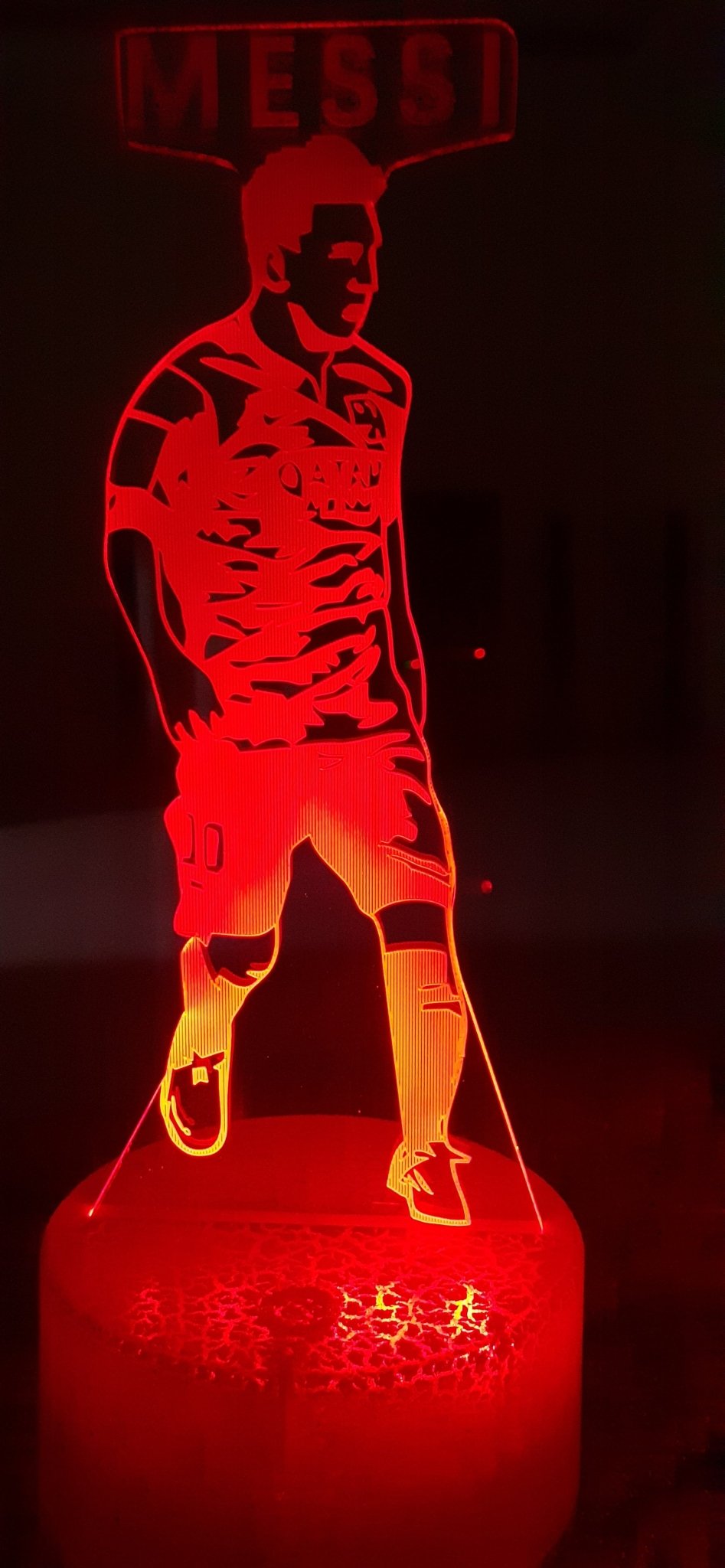 Lionel Messi LED night lamp with remote control