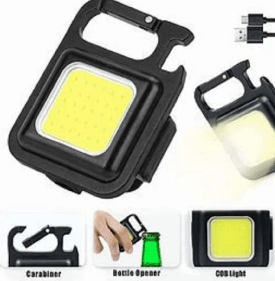 LED Keychain – USB Rechargeable Multifunction Keychain with Magnet & Bottle Opener - More4LessLB