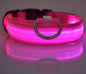 Nylon LED Pet Dog Luminous Collar Night Safety Flashing Glow in Dark Dog Cat Leash Adjustable Pet Supplies - More4LessLB
