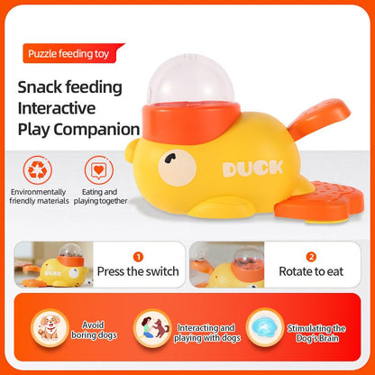 Interactive Dog Puzzle Feeder – Training & Slow Feeding Duck Toy - More4LessLB