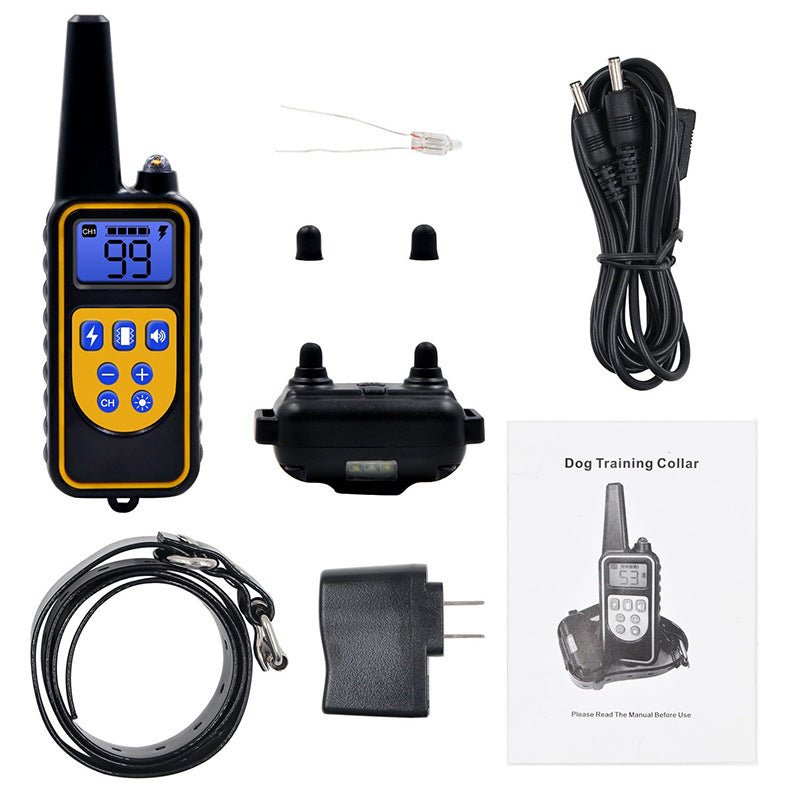 Remote Control Dog Training Collar – Adjustable Shock & Vibration Device - More4LessLB