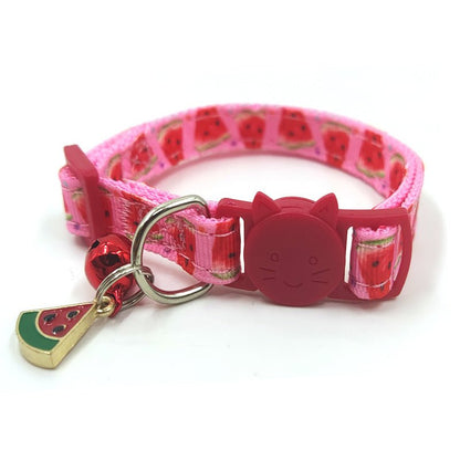 Pet Print Bell Cat Collar Cat Strap - More4LessLB