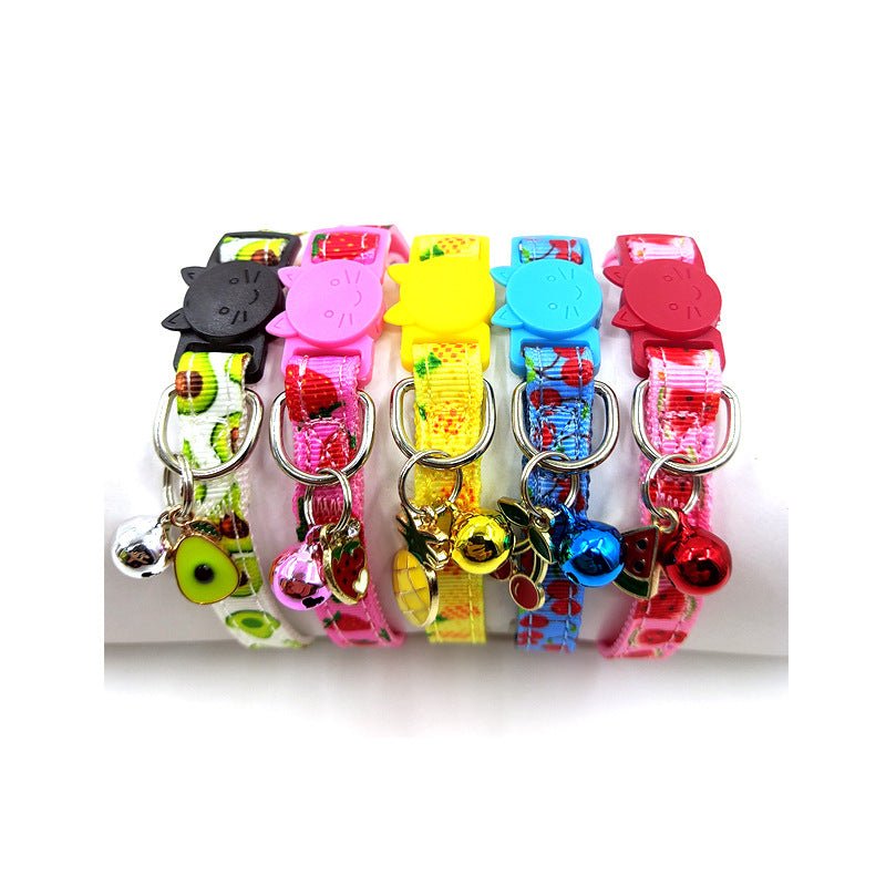 Pet Print Bell Cat Collar Cat Strap - More4LessLB