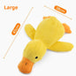 Calming Plush Duck Dog Toy – Interactive Chew & Squeak - More4LessLB