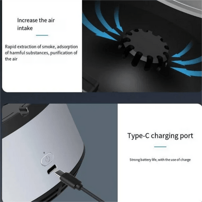 Increase the air intake
Type-C charging port