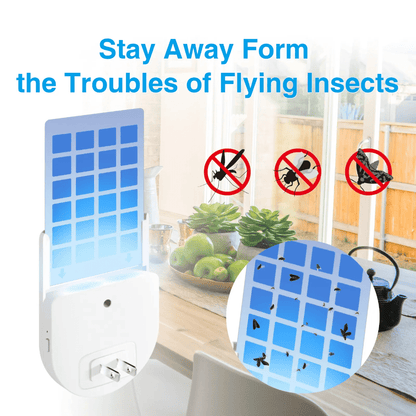Front view of Indoor UV Sticky Trap – kills flies & mosquitoes safely