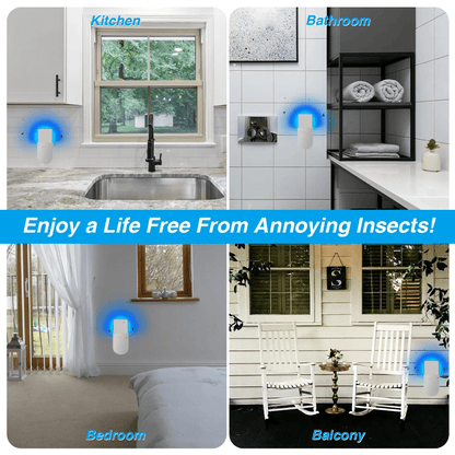UV sticky trap in home environment, safe for children & pets