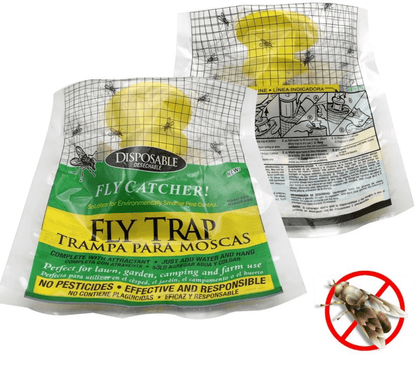 Organic fly trap bag front view – chemical-free pest control

Fly trap bag with organic attractant inside