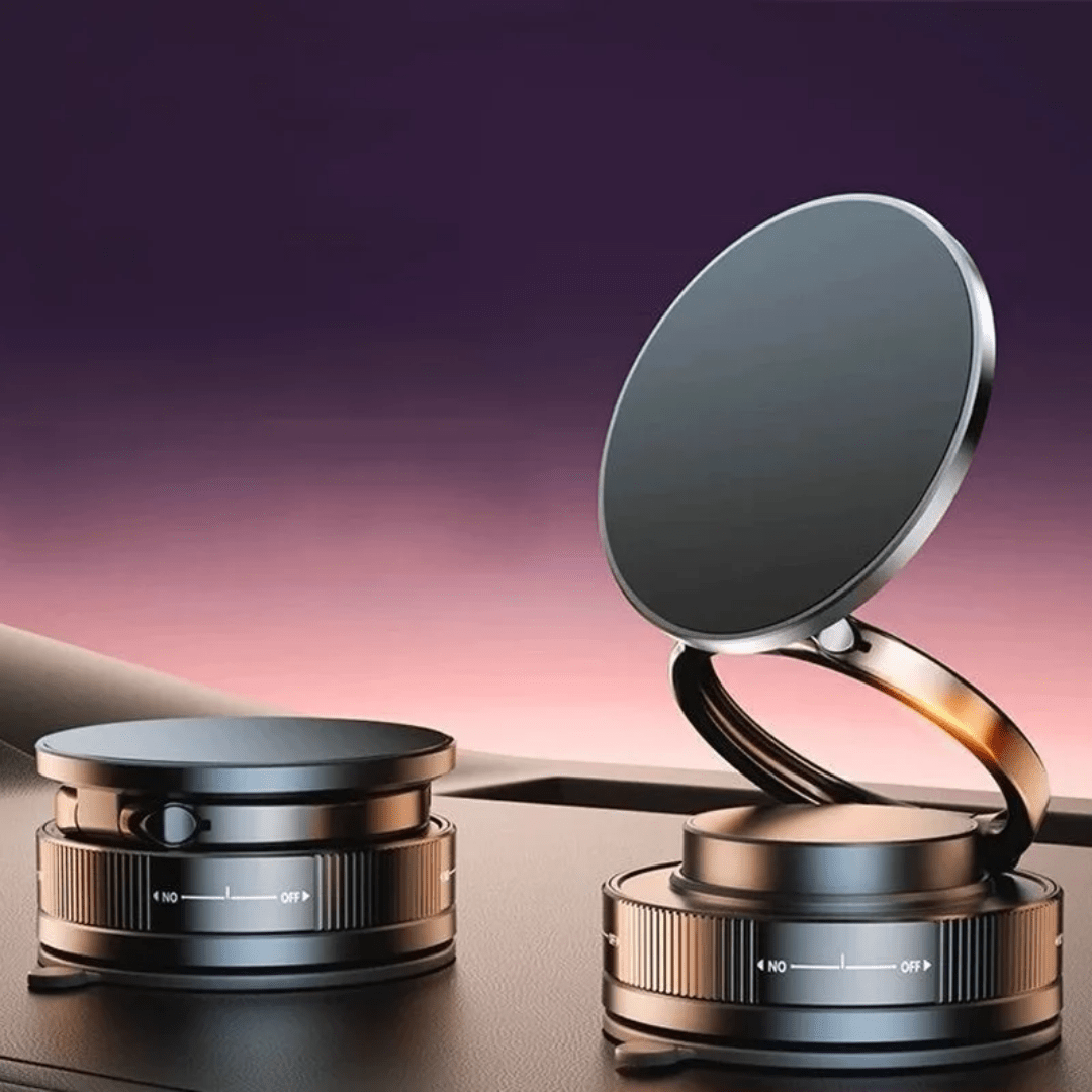 Magnetic Car Phone Holder – 360° Rotation & Strong N56 Magnetic Mount - More4LessLB