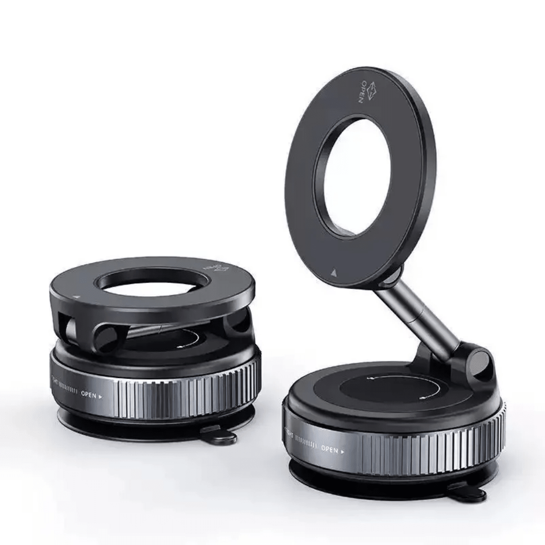 Magnetic Car Phone Holder – 360° Rotation & Strong N56 Magnetic Mount - More4LessLB