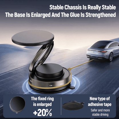 Magnetic Car Phone Holder – 360° Rotation & Strong N56 Magnetic Mount - More4LessLB