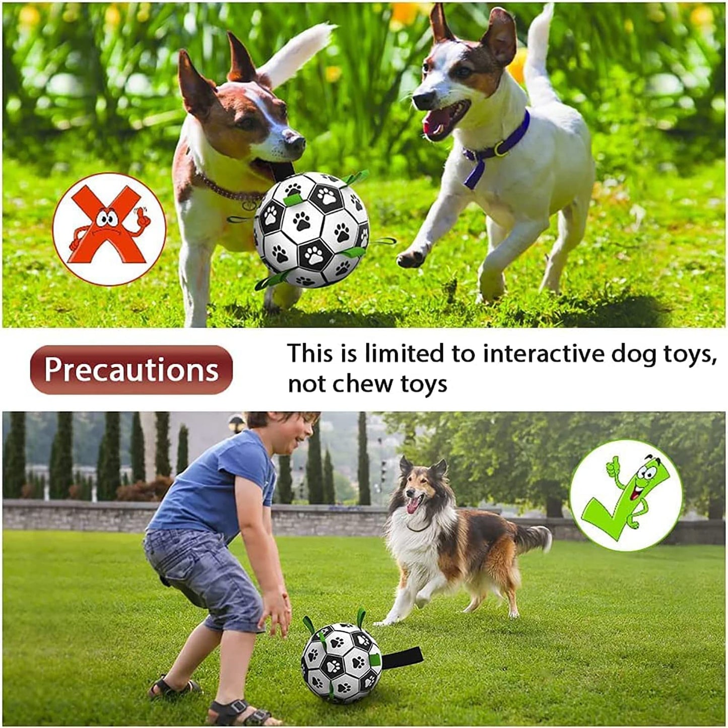 Fun Soccer Ball Toy for Dogs – Interactive & Energetic Play - More4LessLB