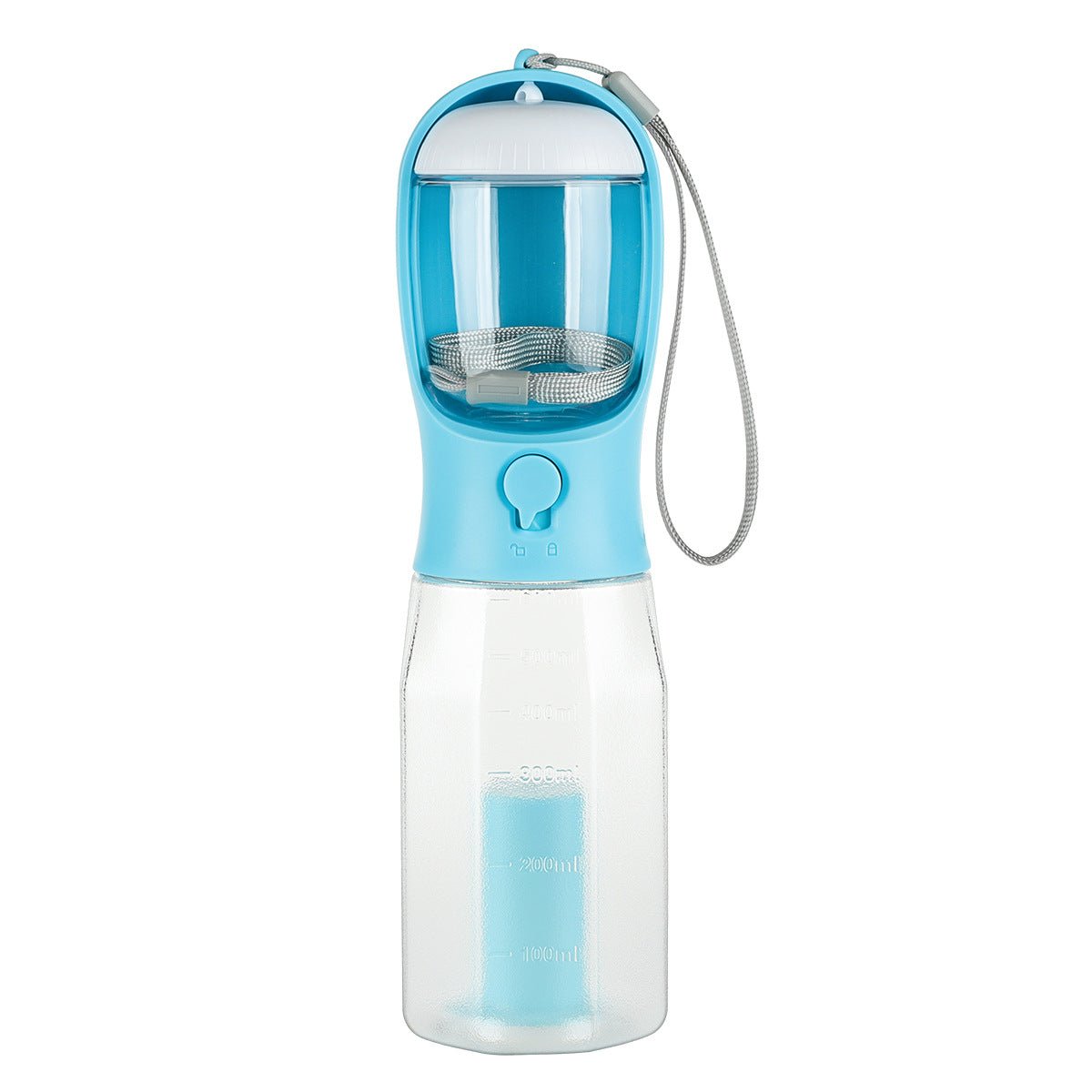 3 - in - 1 Portable Pet Water Bottle – Feeder & Poop Bag Dispenser - More4LessLB