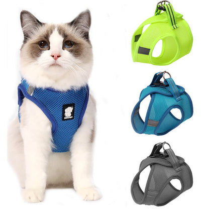 Anti - Strike Cat Harness – Adjustable Traction Vest for Cats - More4LessLB