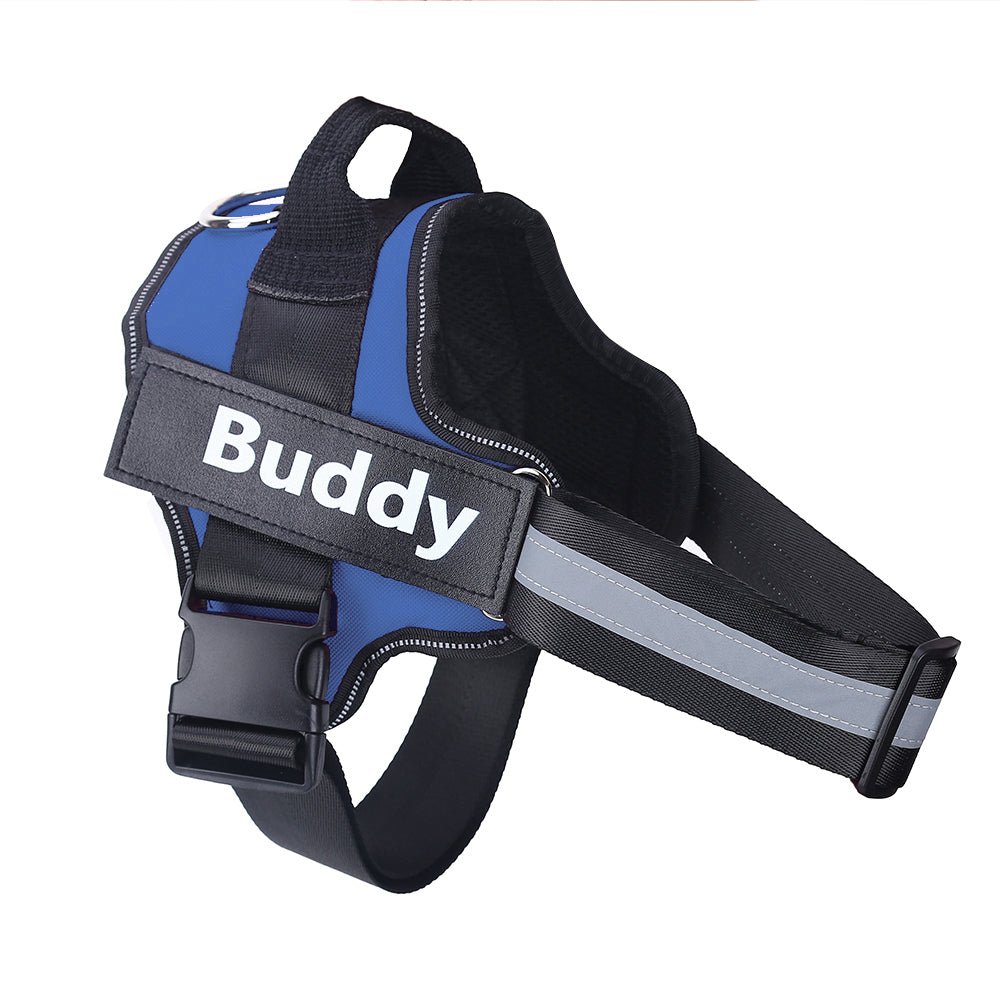 Personalized No - Pull Dog Harness – Reflective Adjustable Pet Vest - More4LessLB