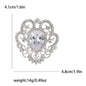 Baroque Court-style Small Trumpet Brooch Vintage And Delicate Ladies' Clothing Flower Pin Accessory