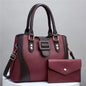Urban Minimalist Women's Handbag Set – Elegant Chain Accent Shoulder Bag - More4LessLB