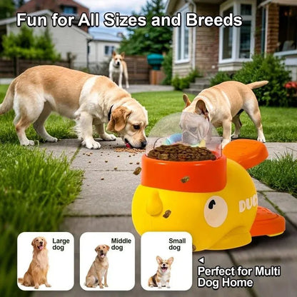Interactive Dog Puzzle Feeder – Training & Slow Feeding Duck Toy - More4LessLB