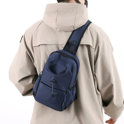 Men's Oxford Cloth Splash - proof Shoulder Crossbody Chest Bag - More4LessLB
