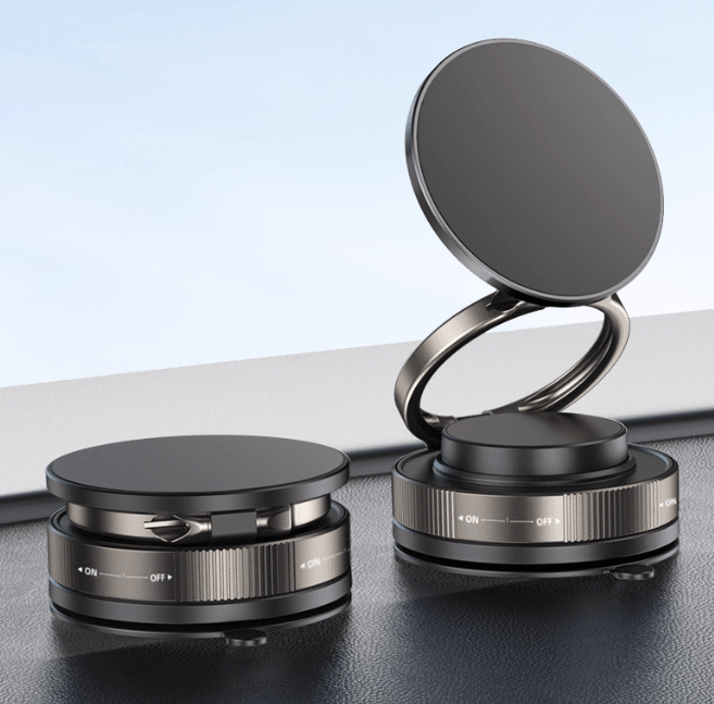 Magnetic Car Phone Holder – 360° Rotation & Strong N56 Magnetic Mount - More4LessLB