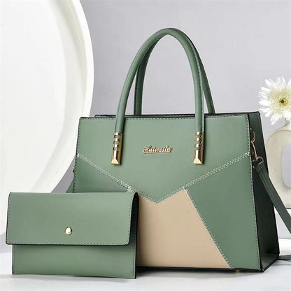 2 - in - 1 Elegant Women's Large Capacity Tote Bag – Stylish Everyday Shoulder Handbag - More4LessLB