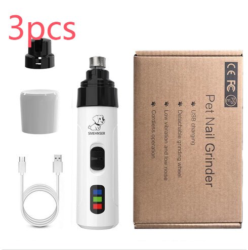 Pet Automatic Nail Piercing Device 3 - speed LED Electric - More4LessLB