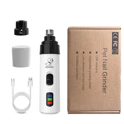 Pet Automatic Nail Grinder – 3 - Speed LED Electric Clipper - More4LessLB