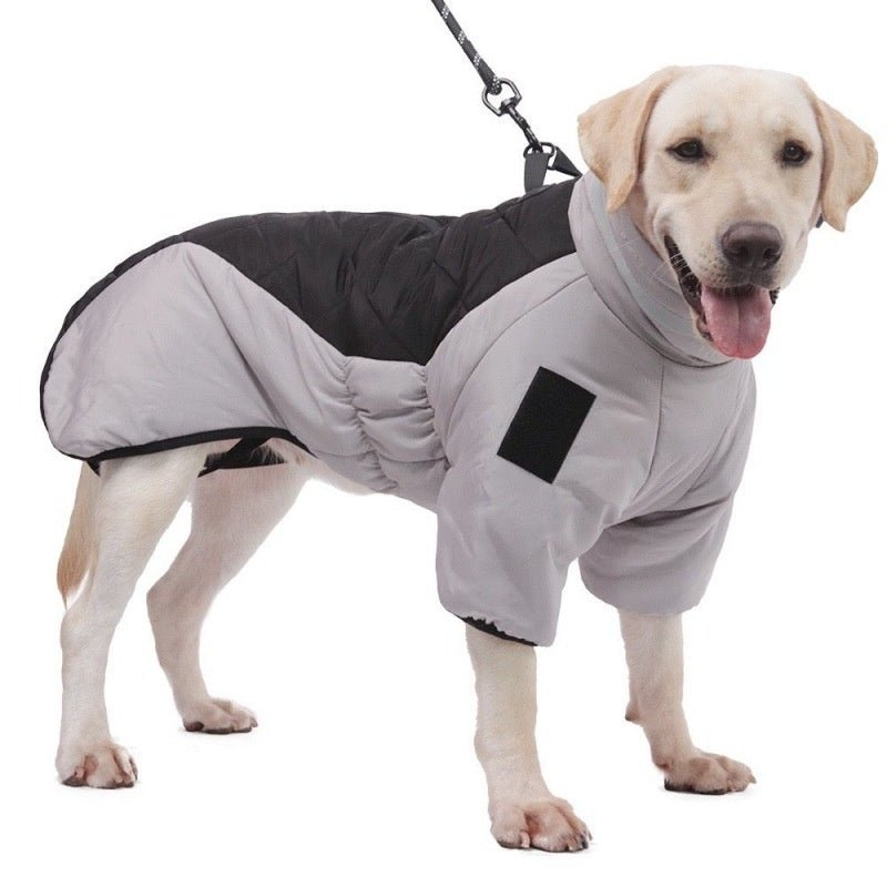 New Winter Dog Coat Waterproof Pet Clothes For Medum Large Dogs Warm Thicken Dog Vest Custome Labrador Jacket - More4LessLB