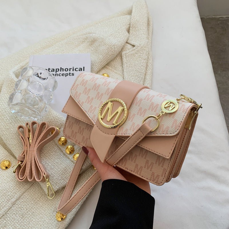 Niche Personality Printed Letter Shoulder Messenger Bag - More4LessLB