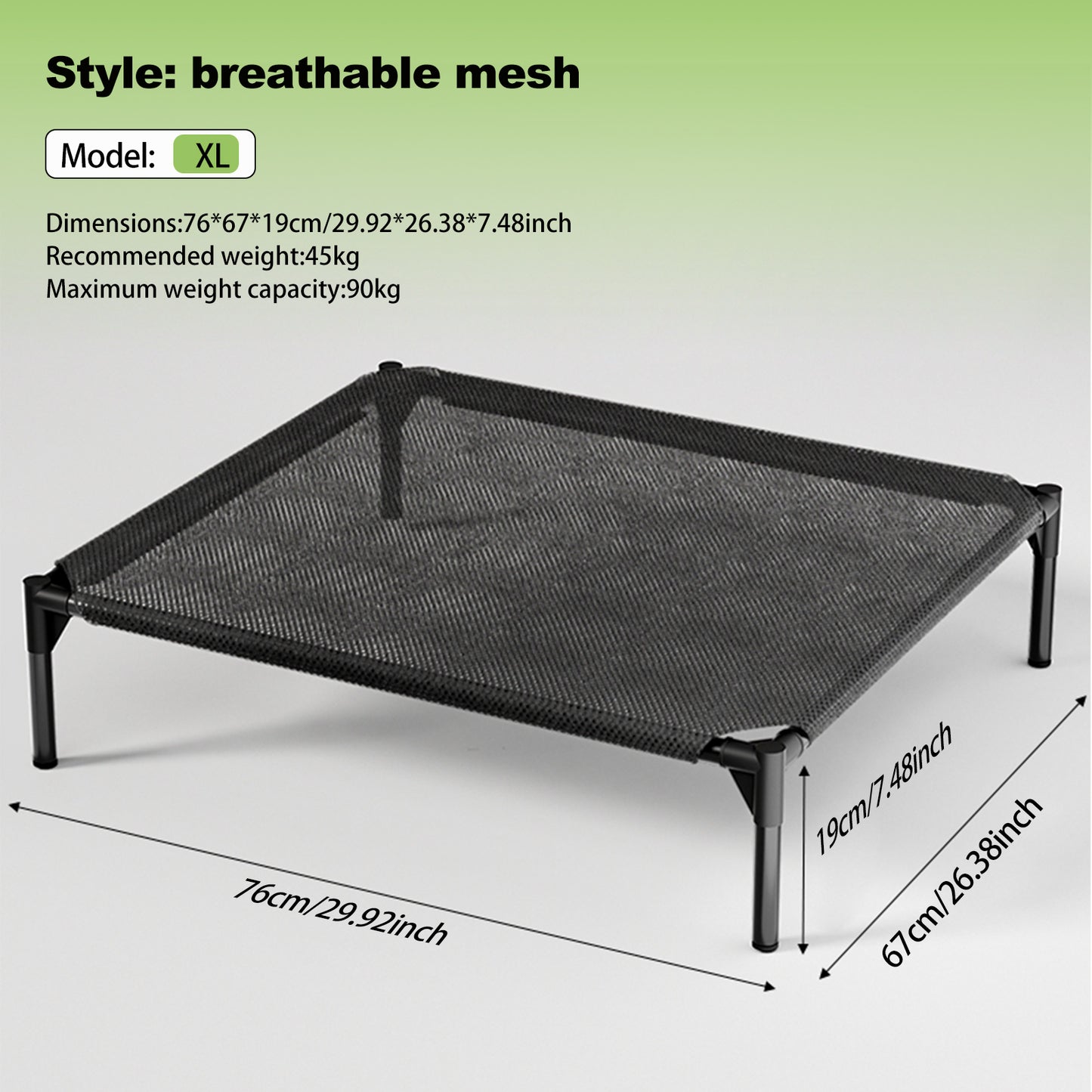 The Bi - material Pet Bed Is Of Your Choice,The Detachable Design Of The Oxford Cloth And Breathable Mesh Pet Bed Combines The Characteristics Of Breathable, Waterproof And Odorless To Create A Comforta - More4LessLB