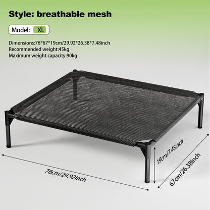 The Bi - material Pet Bed Is Of Your Choice,The Detachable Design Of The Oxford Cloth And Breathable Mesh Pet Bed Combines The Characteristics Of Breathable, Waterproof And Odorless To Create A Comforta - More4LessLB