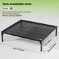 The Bi - material Pet Bed Is Of Your Choice,The Detachable Design Of The Oxford Cloth And Breathable Mesh Pet Bed Combines The Characteristics Of Breathable, Waterproof And Odorless To Create A Comforta - More4LessLB