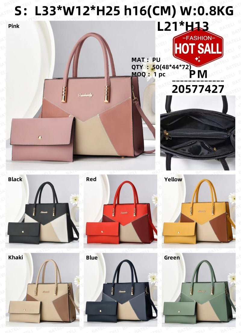 2 - in - 1 Elegant Women's Large Capacity Tote Bag – Stylish Everyday Shoulder Handbag - More4LessLB