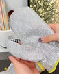 Metal fabric dishwashing gloves front view