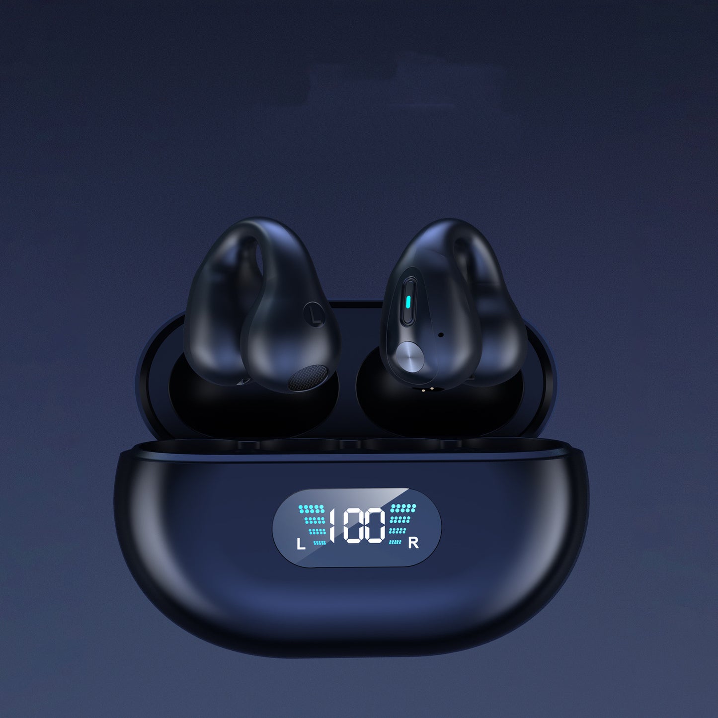 Bone Conduction Headphones TWS Earbuds Ear Clip Bluetooth 5.3 Touch Wireless Earphone In - Ear Bass HIFI Sports Headset - More4LessLB