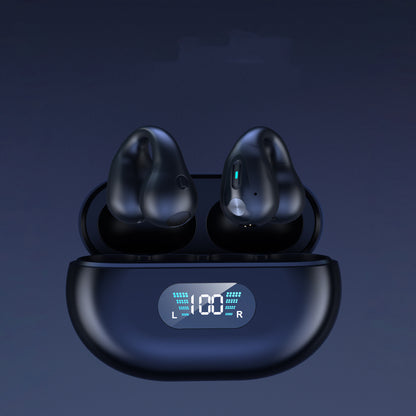 Bone Conduction Headphones TWS Earbuds Ear Clip Bluetooth 5.3 Touch Wireless Earphone In - Ear Bass HIFI Sports Headset - More4LessLB