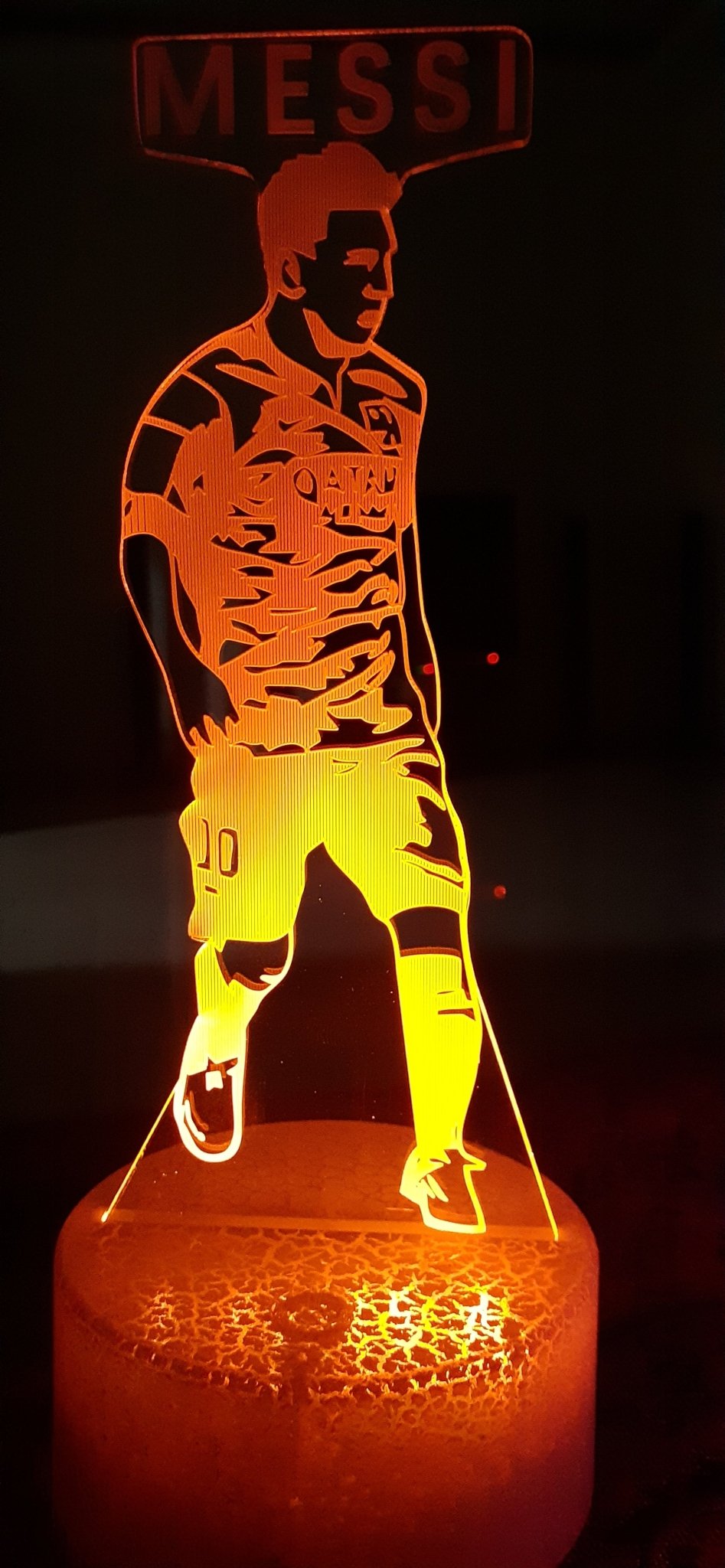 Lionel Messi LED night lamp with remote control