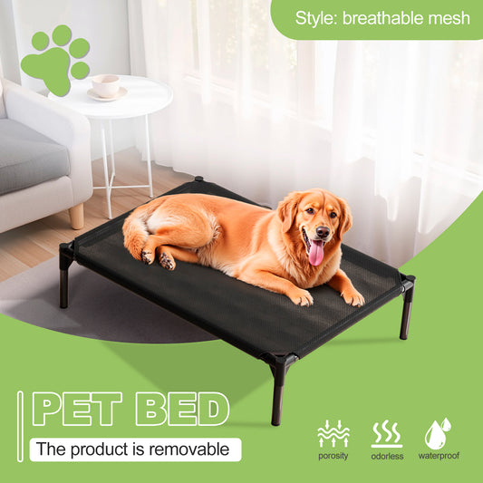 The Bi - material Pet Bed Is Of Your Choice,The Detachable Design Of The Oxford Cloth And Breathable Mesh Pet Bed Combines The Characteristics Of Breathable, Waterproof And Odorless To Create A Comforta - More4LessLB