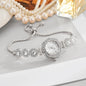 Free Pull-out Bracelet Women's Watch Fashion Color Diamond