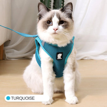 Anti - Strike Cat Harness – Adjustable Traction Vest for Cats - More4LessLB