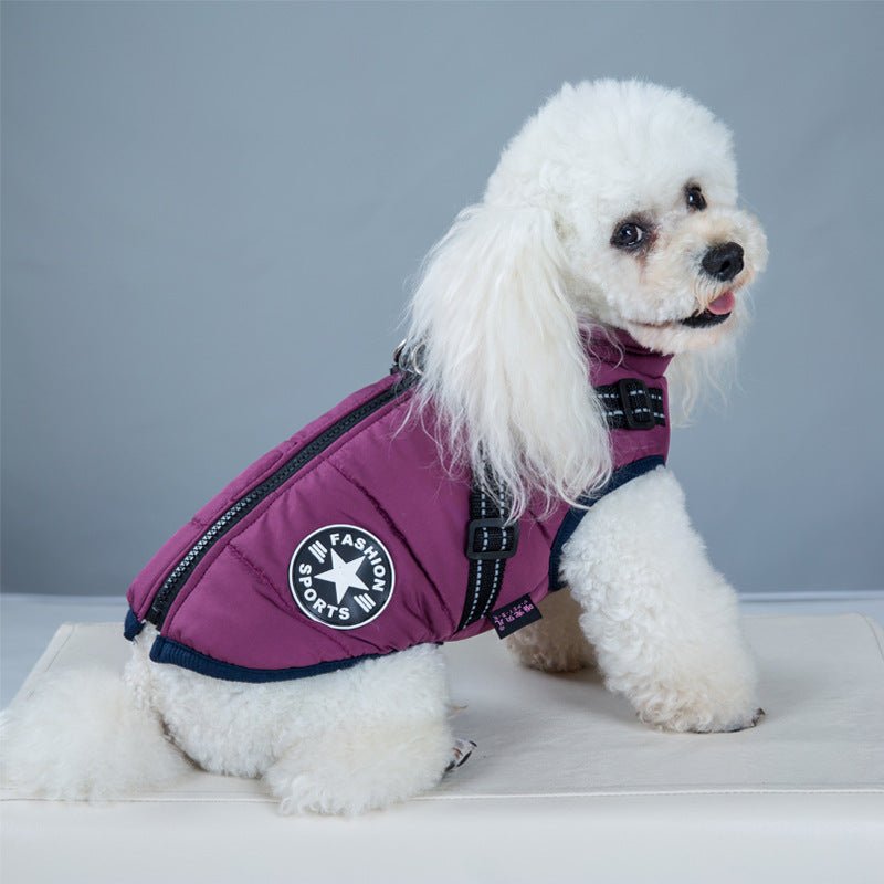 Waterproof Winter Dog Coat with Harness – Warm Jacket for Large & Small Dog - More4LessLB