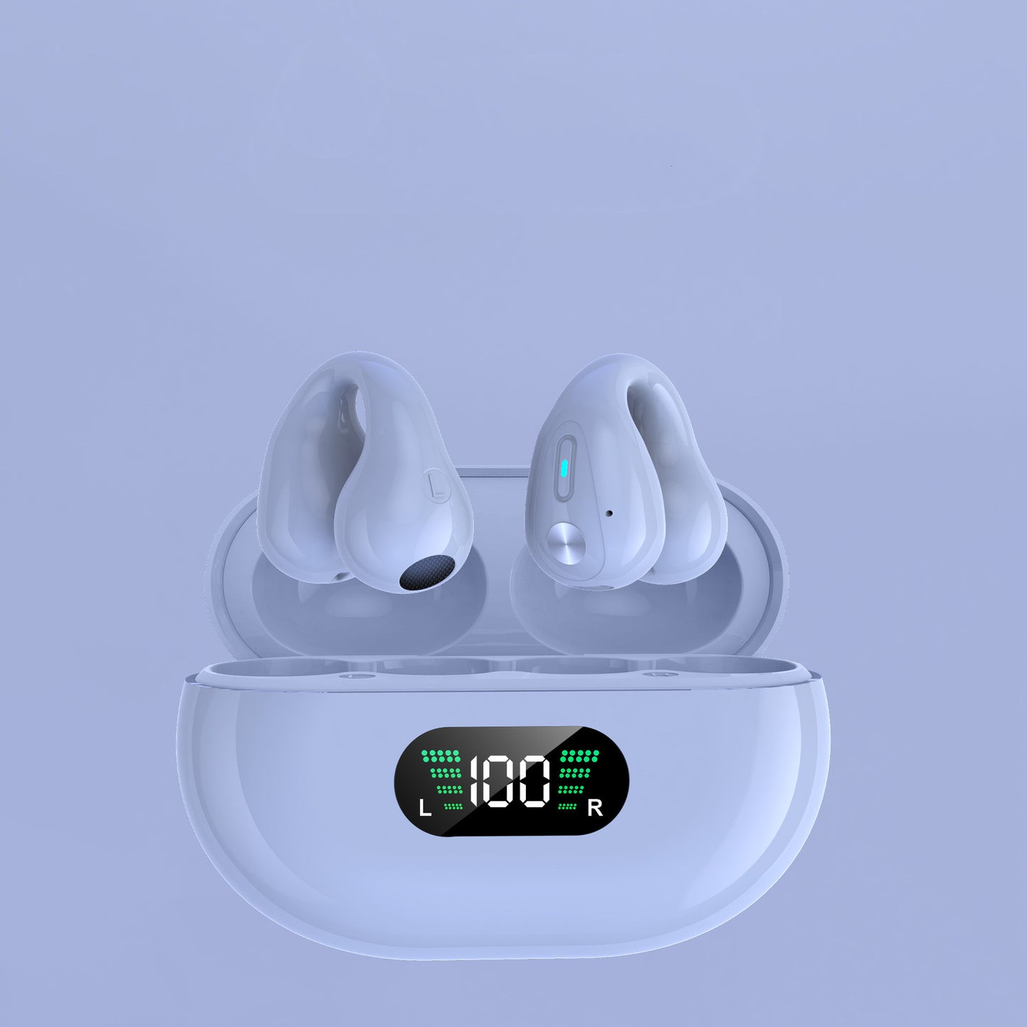 Bone Conduction Headphones TWS Earbuds Ear Clip Bluetooth 5.3 Touch Wireless Earphone In - Ear Bass HIFI Sports Headset - More4LessLB