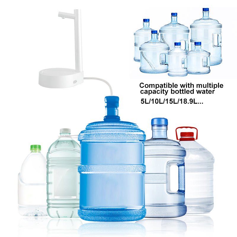 Portable USB Rechargeable Water Dispenser Pump – Smart Automatic Bottle Pump - More4LessLB