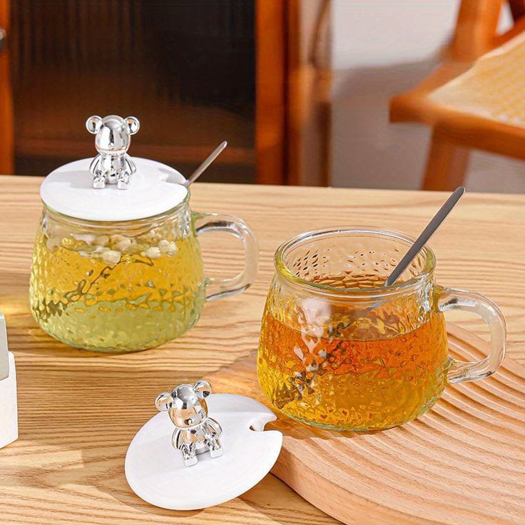 Mug filled with beverage, morning use