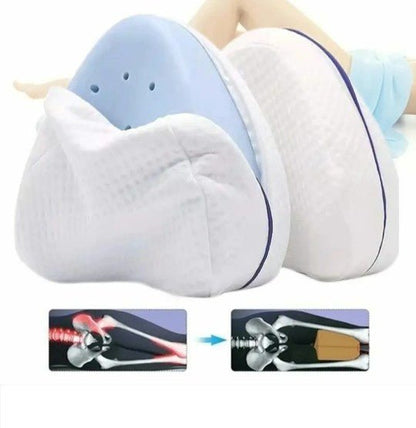 Removable washable cover of leg pillow
Leg pillow supporting spine alignment